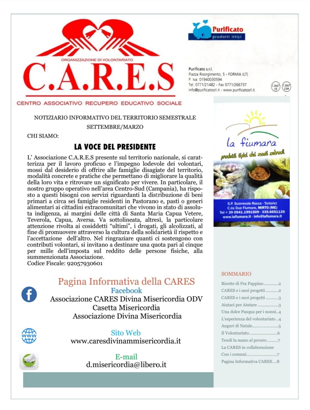 Giornalino Cares Divina Misericordia